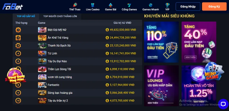 Game Bắn Cá Long Vương Bong99
